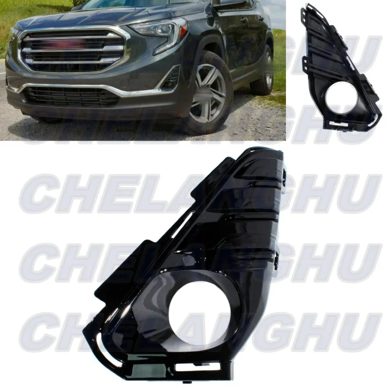 

For GMC Terrain 2018 2019 Left Side Front Fog Lights Lamp Grille Cover Car accessories 23196307