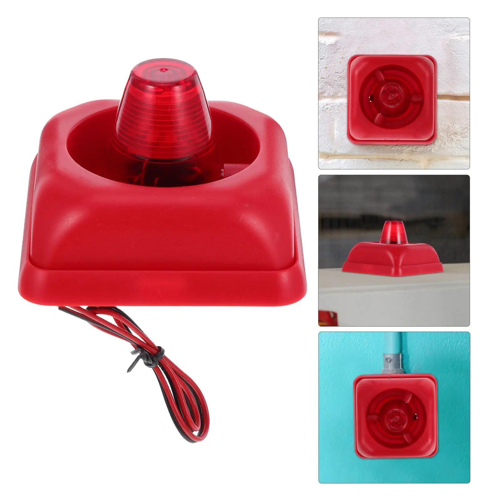 

Звуковая и световая сигнализация: яркий стробоскоп, громкая сирена, универсальное напряжение, для склада, улицы, обеспечения безопасности и экстренных ситуаций