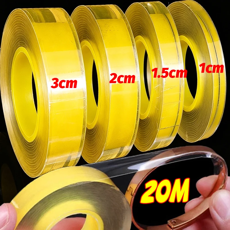 

20/5M 10MM 15MM 20MM 30MM Transparent Anti-Static Protective Film Watch Jewelry PVC Film Tape Watch Part Repair Tools Wholesale