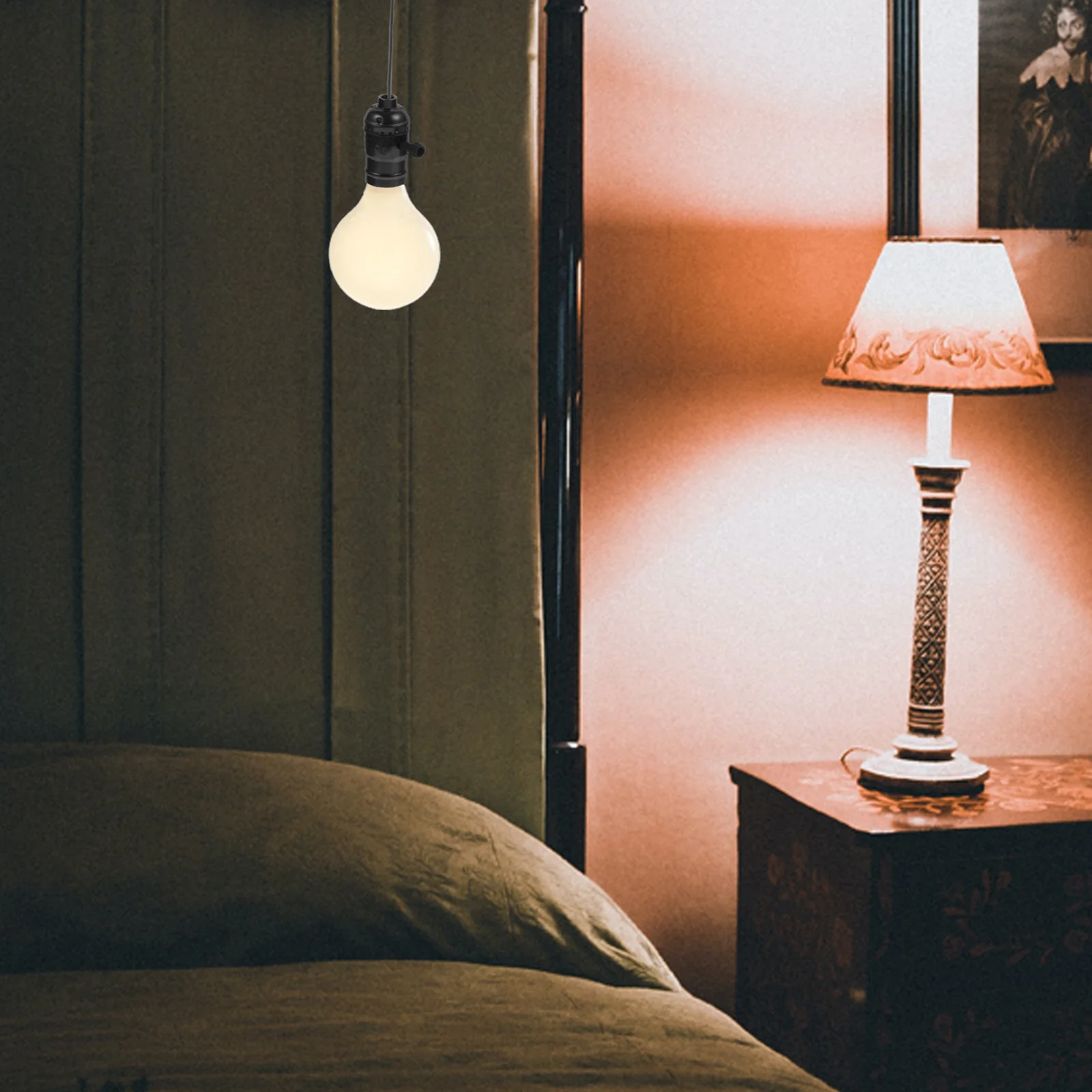 

E27 E26 Lamp Holder Replacement Light Socket Hard Material Reliable for Dining Room Industrial Wall Table Lamps