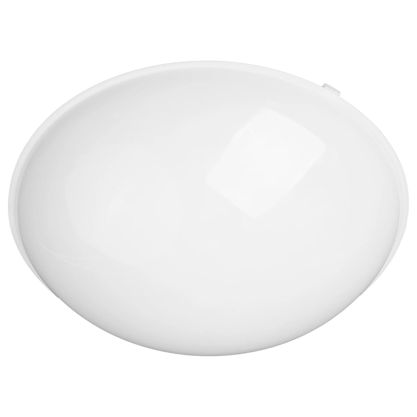 

Round Ceiling Light Cover Durable Plastic Flush Mount Diffuser Easy Install Elegant Simple Design for Bedroom Living Room Study