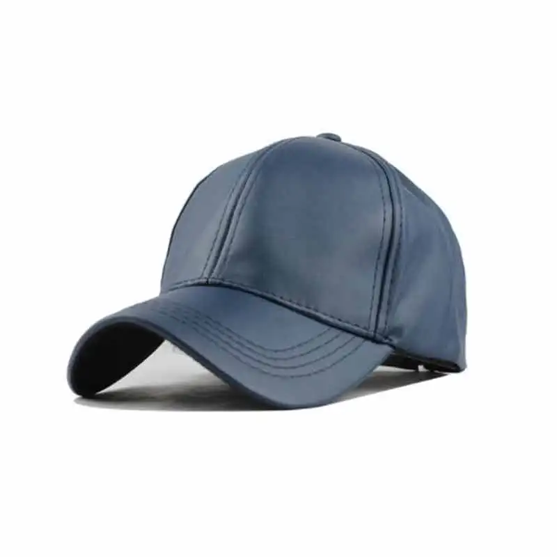 2019 NEW Solid Color Leather Caps Baseball Hat Spring Summer Autumn and Winter Fashion Trend Leisure Hip-hop Hats