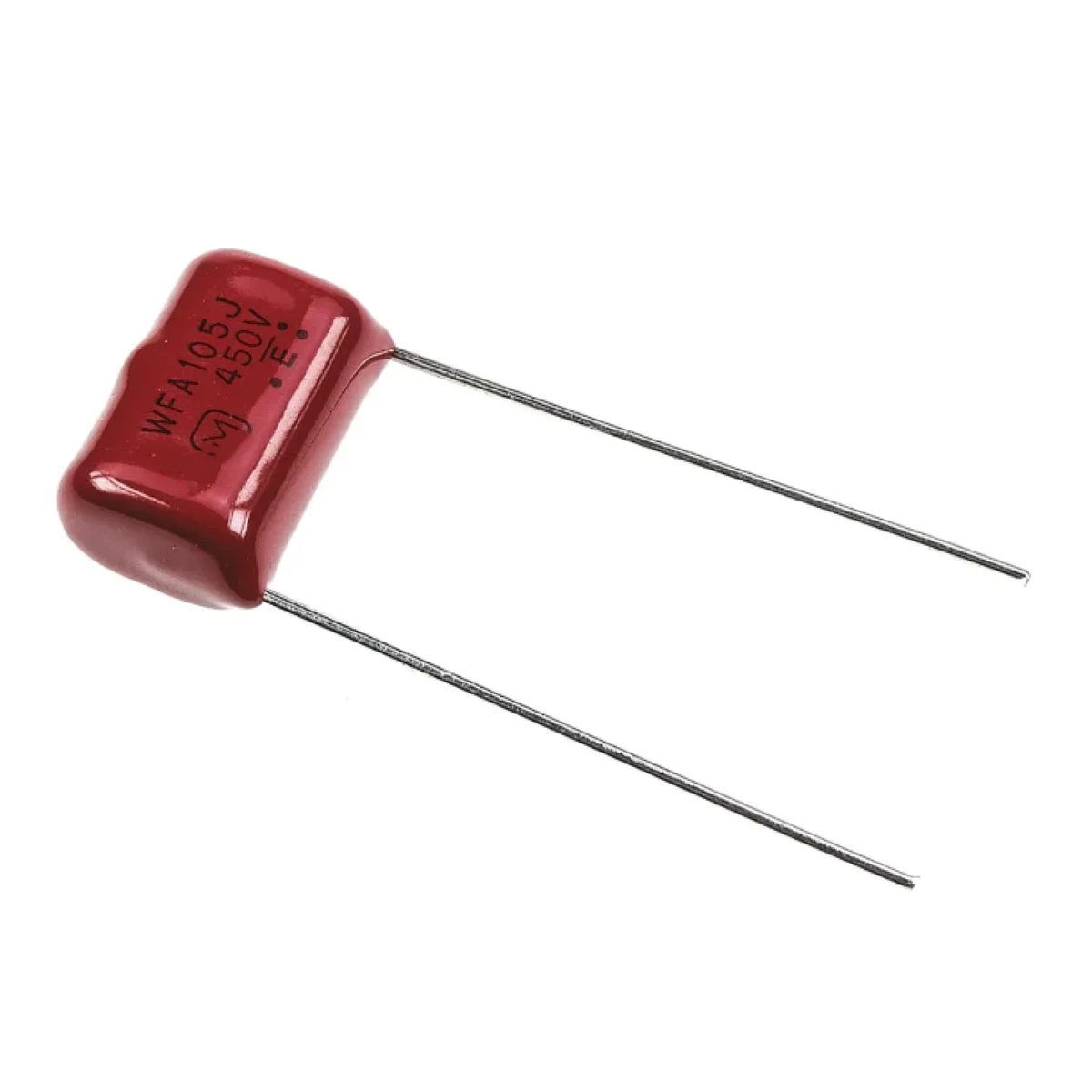 10PCS ECWF2W105JA WFA105J 450V pitch=15mm 450VDC ±5% 1uF 1µF 1000nF 1000000pF 0.000001F NEW Original Genuine CBB Film Capacitors