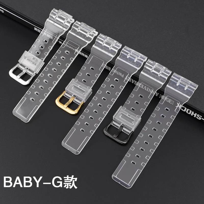 TPU Strap Watchband for Casio G-SHOCK BABY-G BA100 BA110 BA111 BA112 BA130 BA120 Watch Accessories Wristband Belt