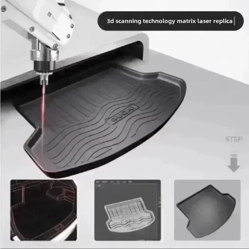 Upgrade TPE Car Rear Trunk Mats Storage Pads Cargo Tray Dustproof Waterproof Protecion Cushion For GEELY Coolray 2019-2024