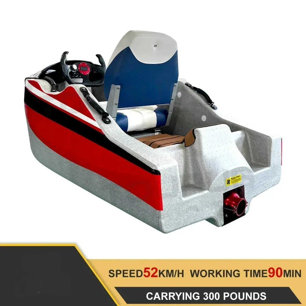 Factory Direct Sale Kart Boat Electric Rush Wave Go Mini Jet Karting For 15000w 15kw Electric Kart Boat