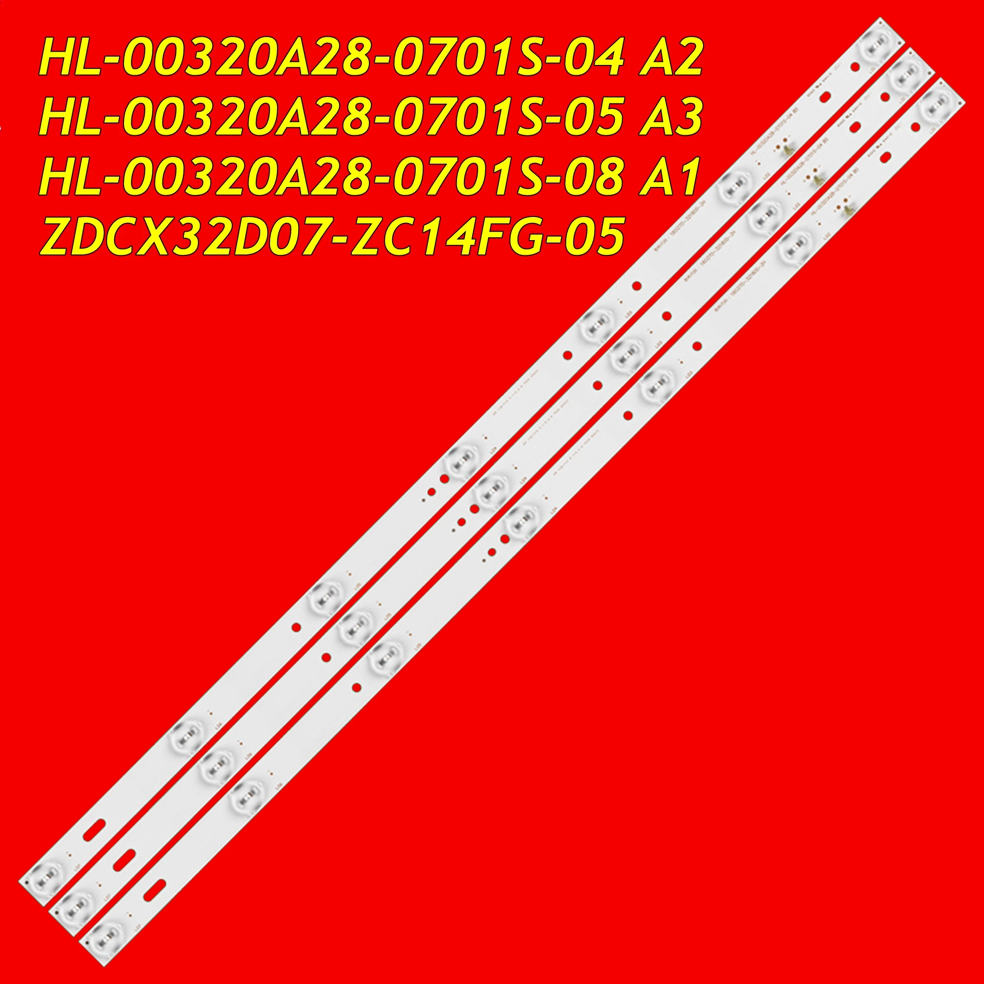 

Светодиодная лента для H32B7000K H32B7000E LT-32DE75 MTV-3225LT2 32SH1000 32EX5532 PLDV321300-D H-LED32V18 LE-32D7 ZDCX32D07-ZC14FG-05