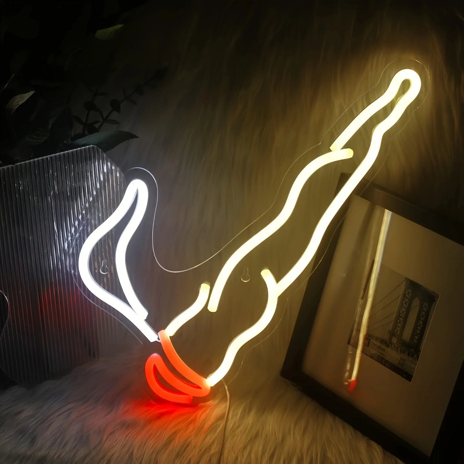 UponRay tanda Neon Led, untuk Dekor dinding lampu malam unik untuk anak laki-laki, hadiah Stoner untuk ruang tamu kamar tidur, toko Hotel Bar perlengkapan pesta