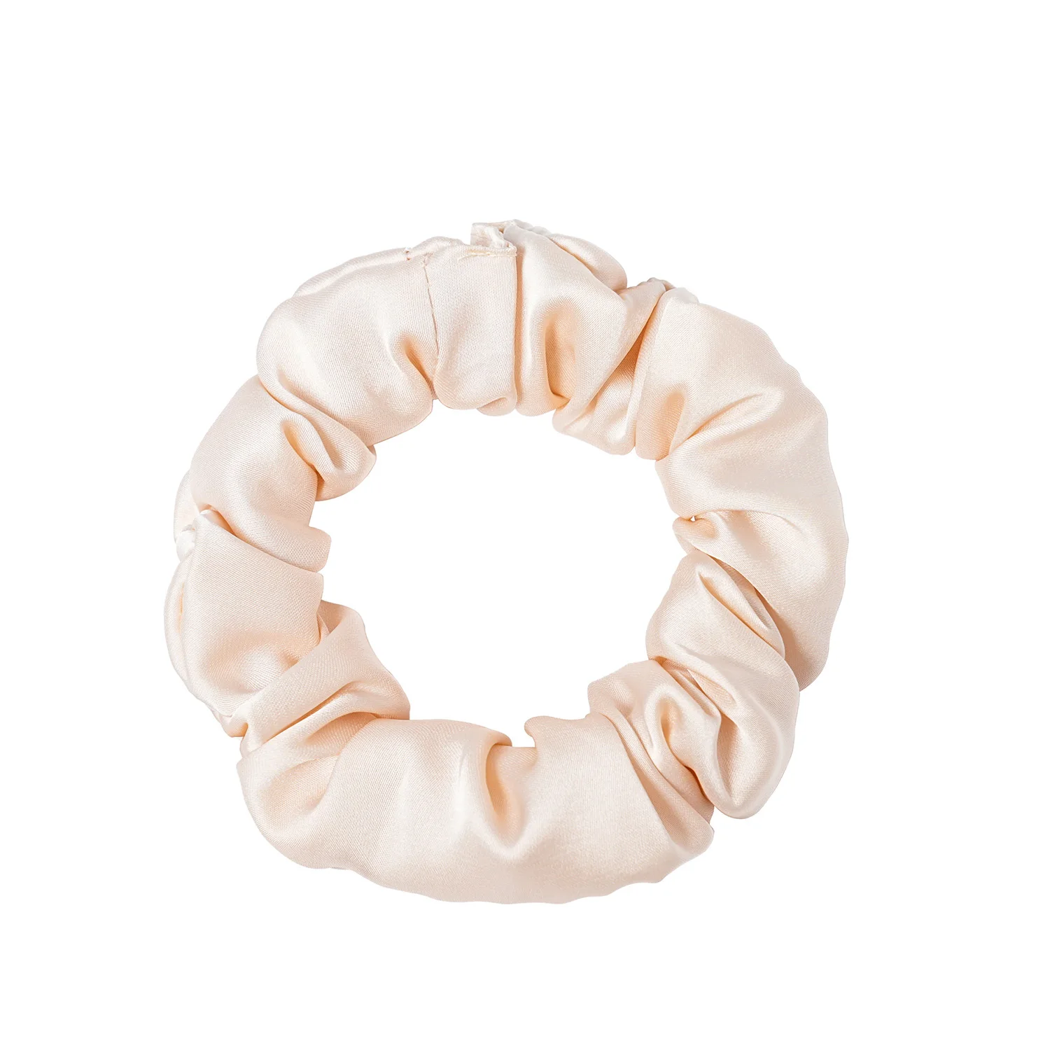 2pcs 100% reine Maul beers eide Haar Haar gummis einfarbige Haar gummis Frauen große Haar bänder Haarschmuck dünne Haar gummis – Detail 5
