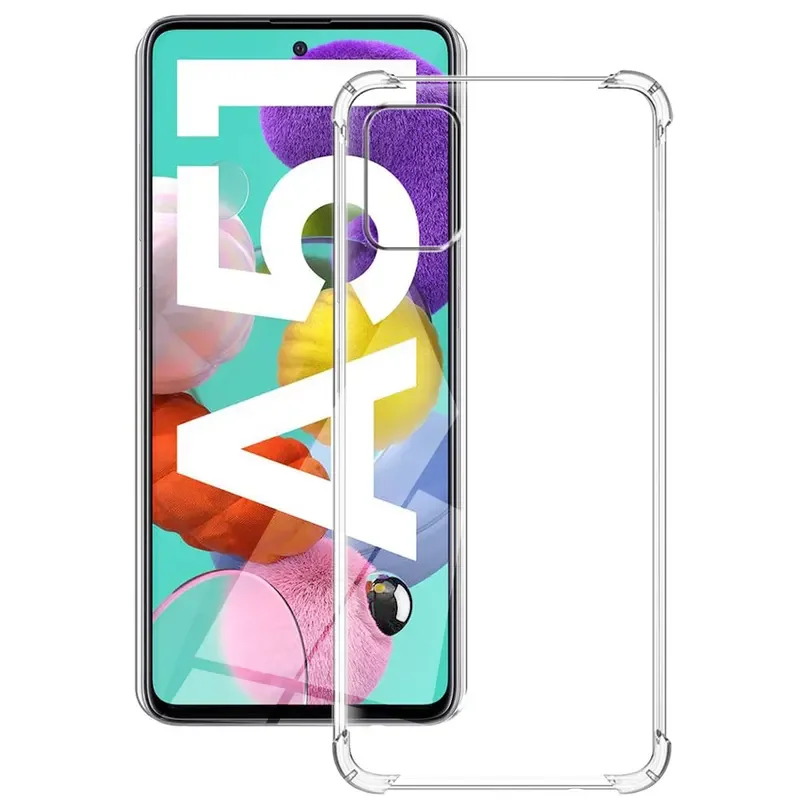 For Samsung Galaxy A51 4G case silicone soft shockproof transparent back cover clear phone cases for galaxyA51Fundas Coque capa