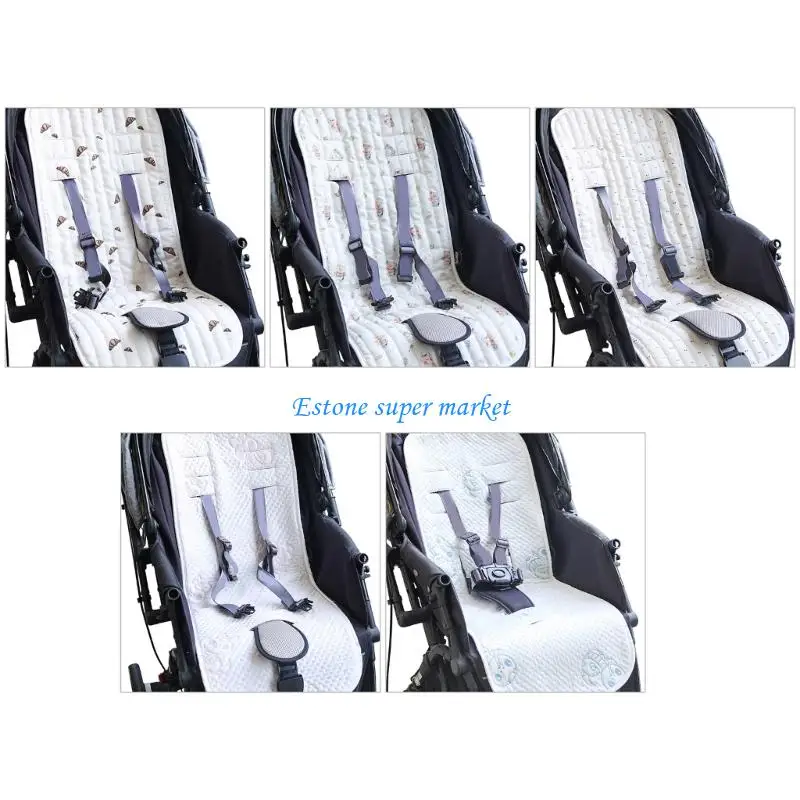 

090B Breathable Strollers Pad Soft Comfortable Fabric Multiple Hole Cushion Universal For Baby Carriers