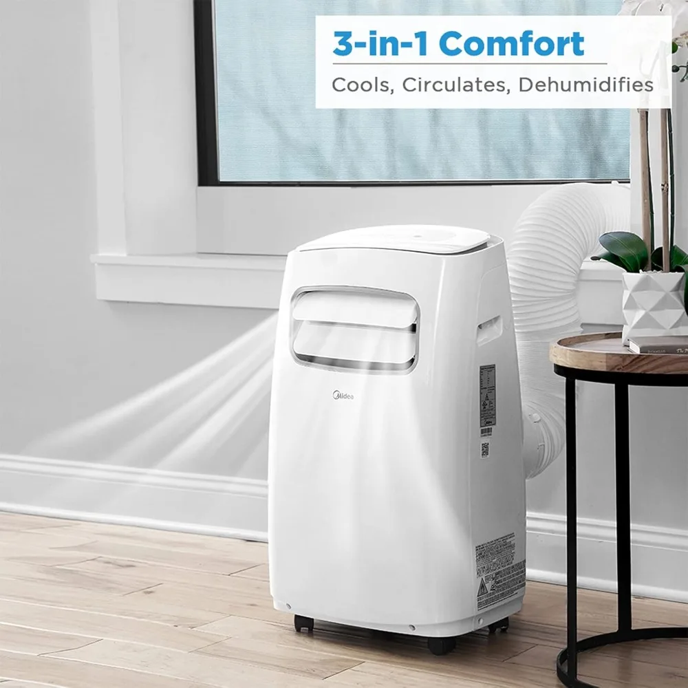 Smart Portable air Conditioner, 12,000 BTU, White