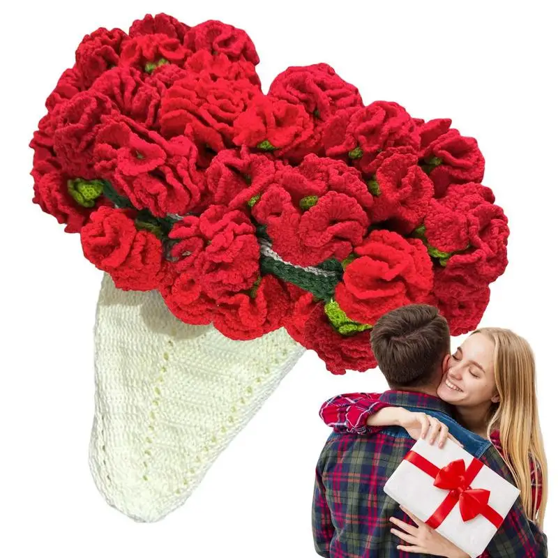 

Flower Bouquet Blanket Carnation Flower Throw Blanket Decor Romantic Boho Charm Soft Relaxing Family Sofa Decoration For Cozy