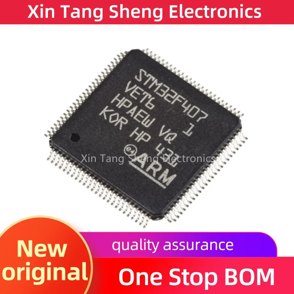 

STM32F407VET6 LQFP100 STM32F407 32-bit microcontroller single-chip microcomputer imported with new original