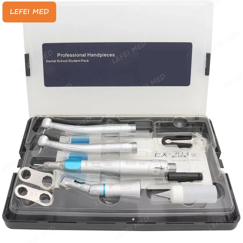 High Speed Turbine handpiece set  suitable for both steam and chemical autoclave external handpiece led  handpiece set