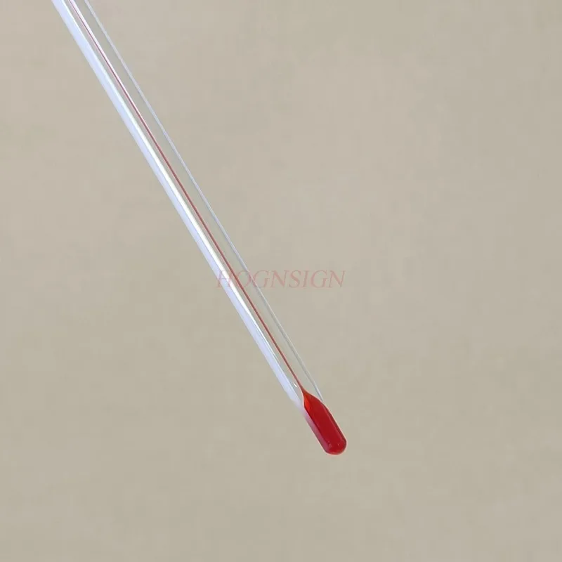 1pcs Red water thermometer 0-100 glass thermometer 30cm chemical experiment equipment glass instrument