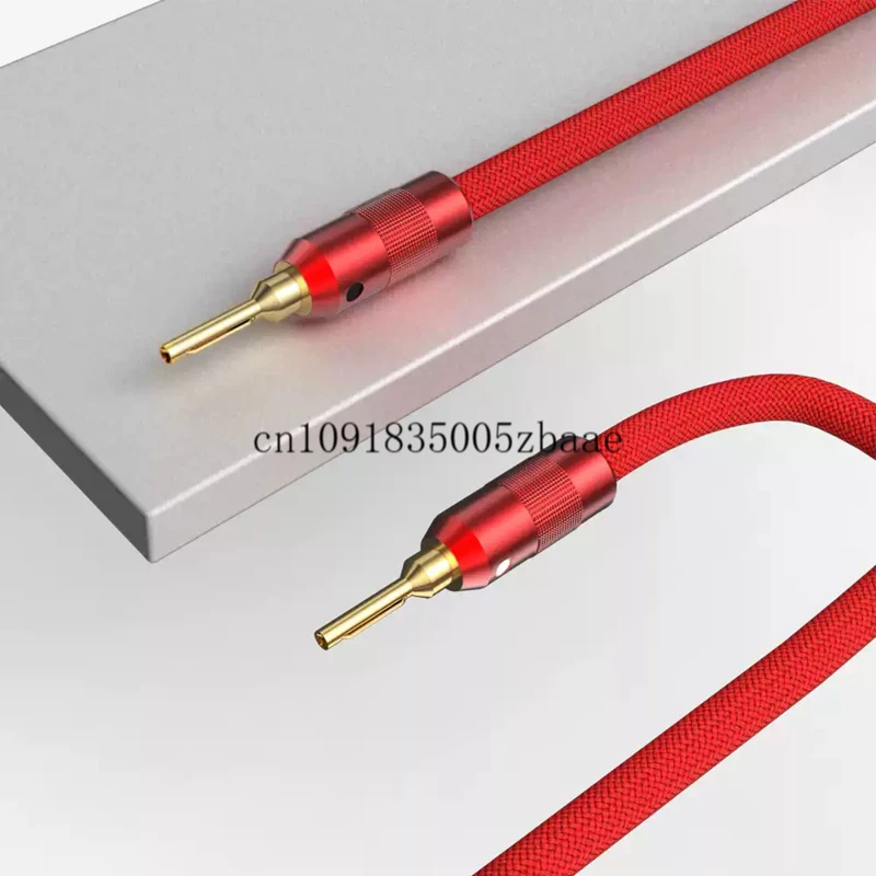 

For Audiocrast Silver Plated Speaker Cable HiFi Audiophile Speaker Wire For Amplifier Tube Amp Preamp Power Amp