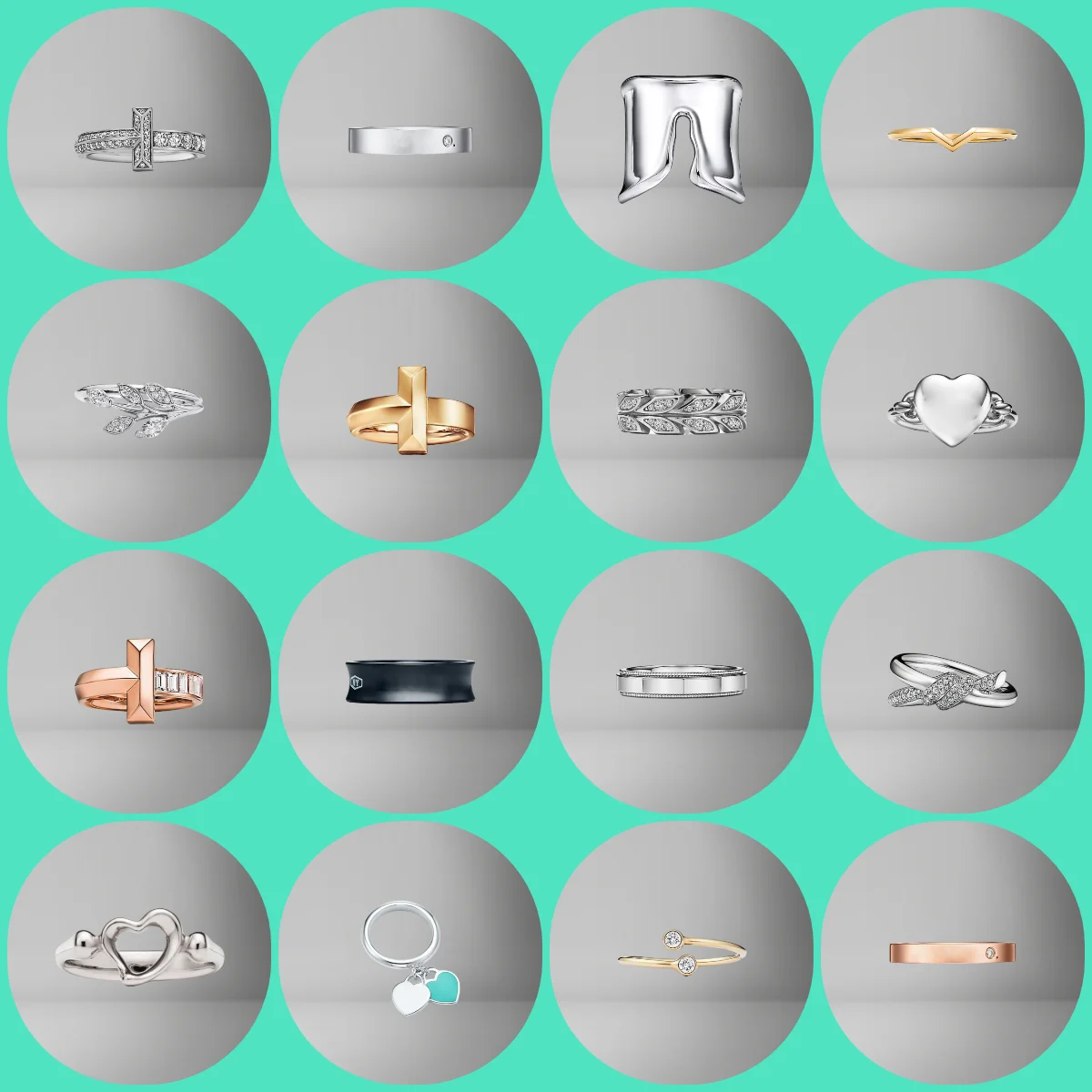 

TikTok Famous S925 Silver Stackable Rings | Logo Detailing & Feminine Charm | 2024's Trendsetter