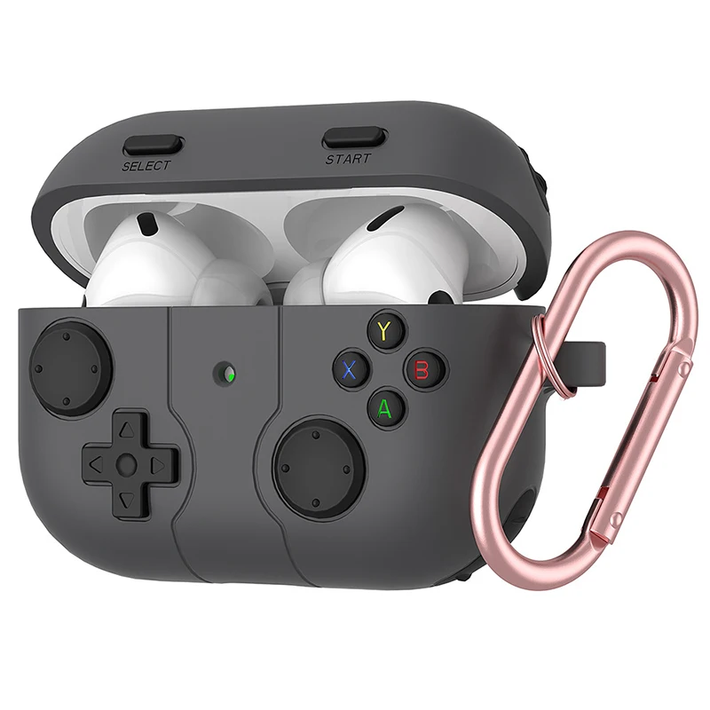 Game Console Design Headset Protect Case For Apple AirPods 4 3 Pro 2 1 Shockproof Earphone Cover Silicone Headset Case Accessory