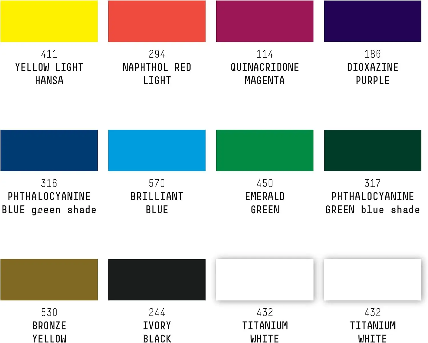 fessional Heavy Body Acrylic Paint, Classic 12 X 59Ml (2-Oz) Set