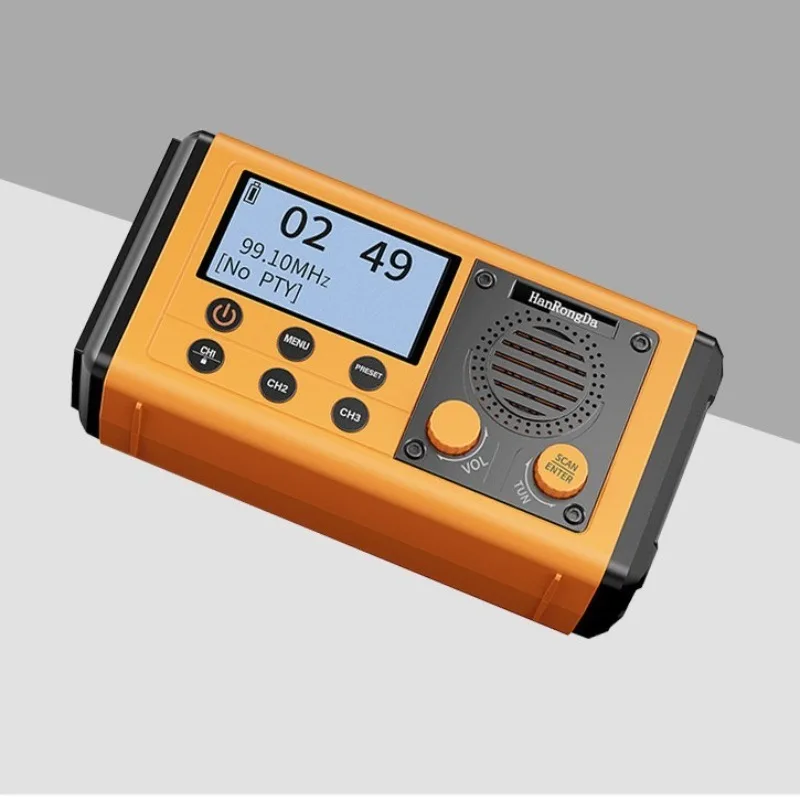 

High Sensitivity FM/DAB Radio 10-Hour Playtime Waterproof Emergency Solar Radio with Bluetooth