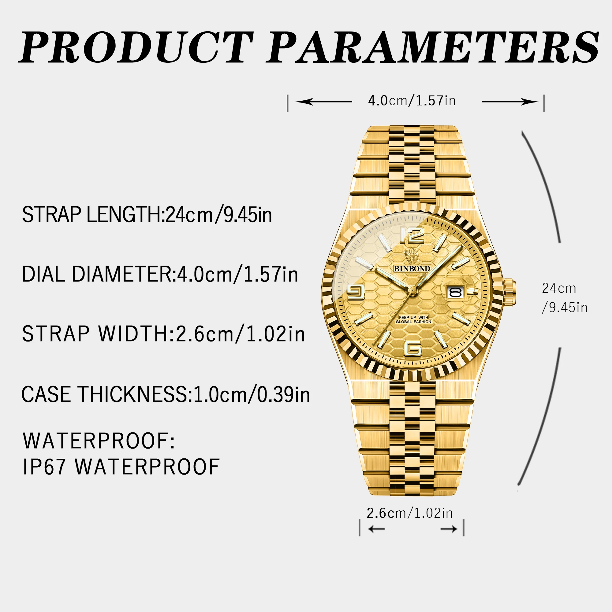 2025 New Luxury Original Sport Wrist Gold Watch For Men Quartz Steel Waterproof Dual Display Military Watches Relogio Masculino