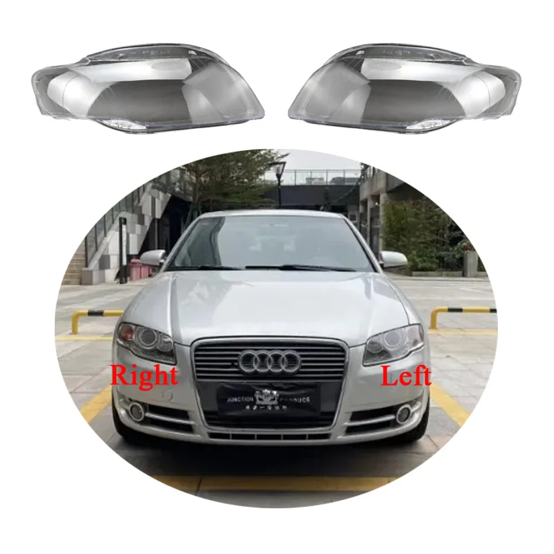 Use For Audi A4 B7 2006 2007 2008 Front Lamp Shade Headlight Mask Shell Transparent Cover Lens Replace The Original Lampshade