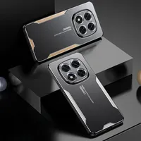 Luxury Aluminum Alloy Metal Matte Case For Xiaomi POCO F7 F6 X7 X6 Pro 4/5G C75 C65 Skin Feel Shockproof Protective Phone Cover