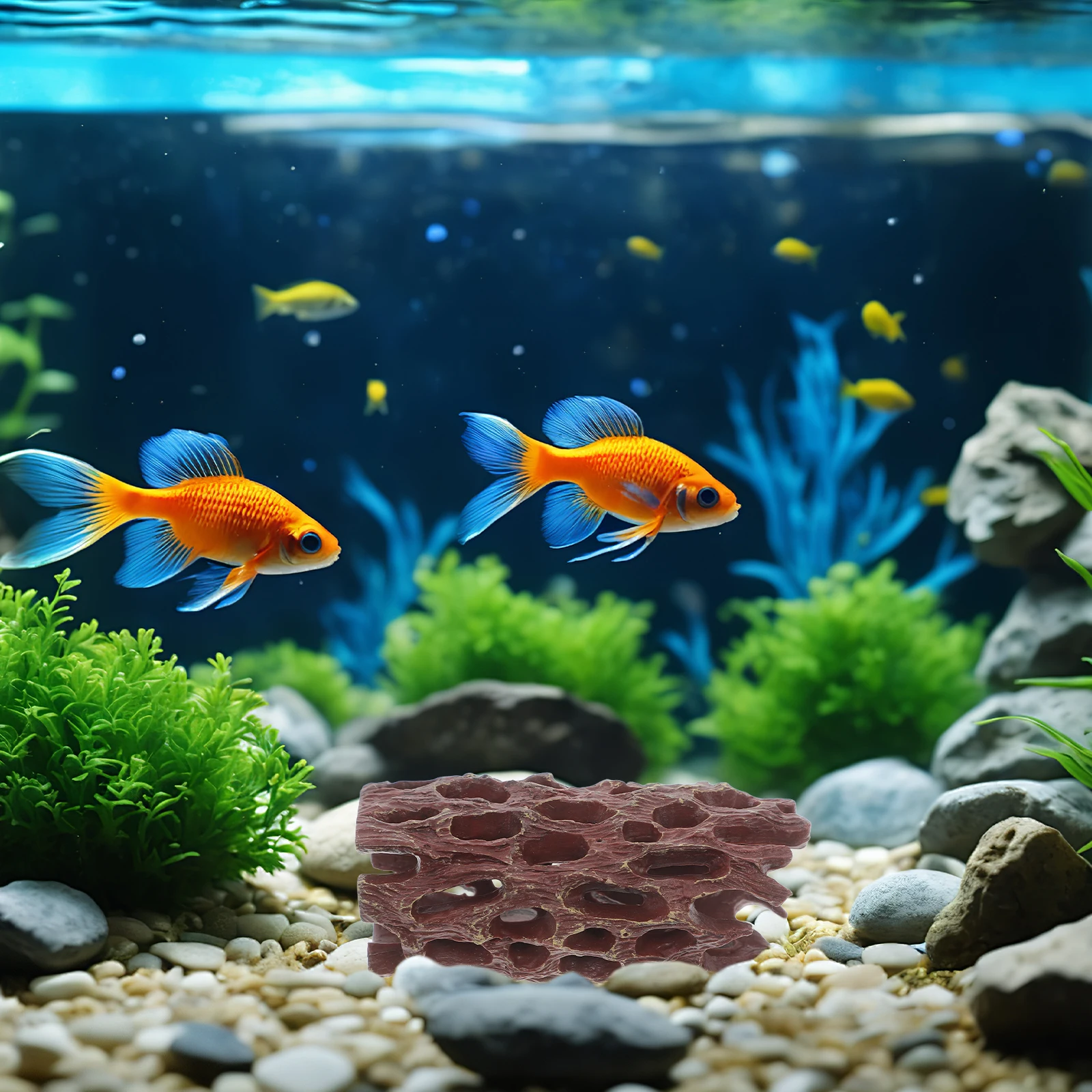 

Shrimp Hideout House Decorative Shelter for Aquarium Tank Small Hiding Place Resin Fish Shrimp Cave Breeding Supply Pet