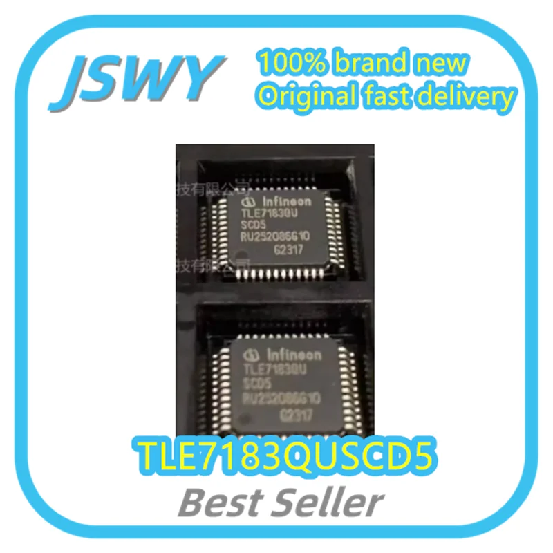 

(1/5pcs) TLE7183QUSCD5 TLE7183QU LQFP48 3-Phase Automotive Power Driver Chip Original Genuine Ships Fast