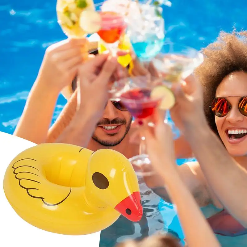 Porte-gobelet flottant pour boissons, jouets d'eau, sous-verres pour boissons, jouets d'extérieur amusants pour la natation, fournitures de fête pour jacuzzi