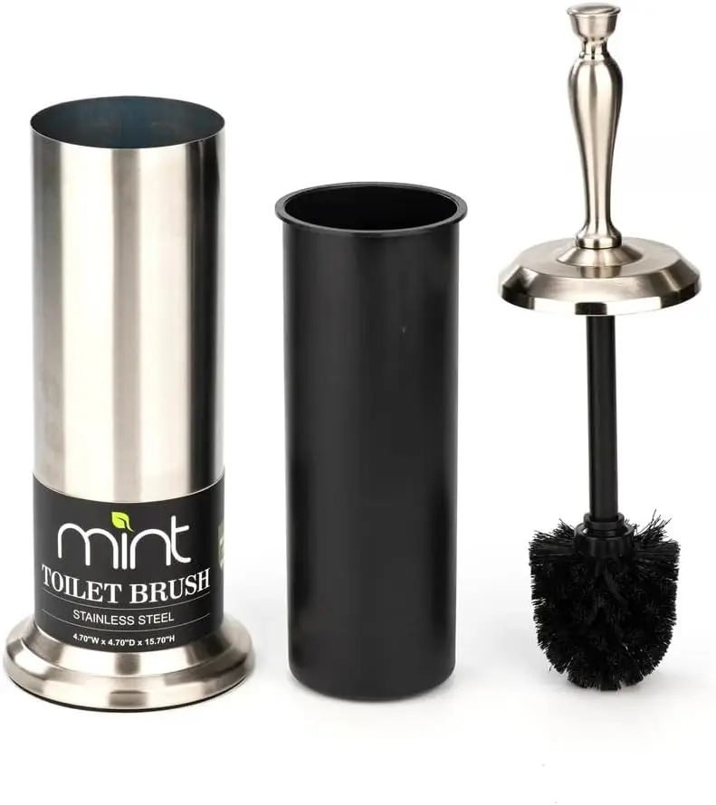 

Toilet Brush, Toilet Bowl Brush with Extra Long Handle Durable Bristles Toilet Scrubber and Covered