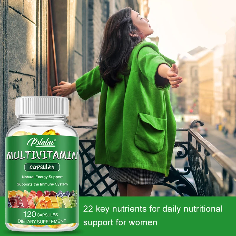 Multivitamin Capsules - Natural Energy Support for A Healthy Immune System