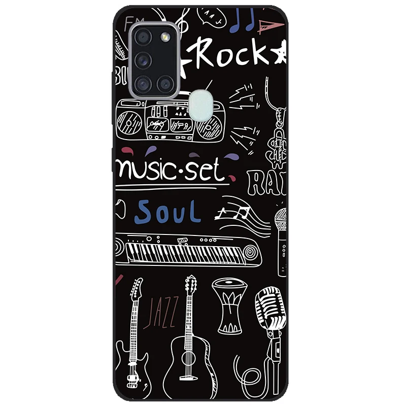 B Case For Samsung A21S Case Phone Cover Silicone Soft TPU Back Cover for Samsung Galaxy A21S Case A 21S A21 S Coque Bumper