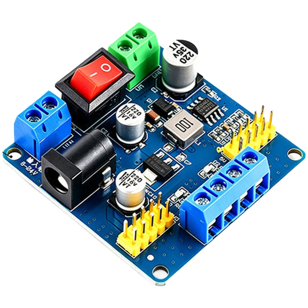 Adjustable Voltage Power Supply Board with Fixed Outputs and Independent Channel for DIY Engineering Projects Adjustable