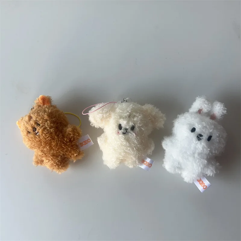 Nieuwe SKZOO Mini Sleutelhanger Pluche Hanger Fang Kan Li Longfu Verdwaalde Kinderen Kawaii Knuffeldier Speelgoed Pop Tas Hanger Vakantie Cadeau
