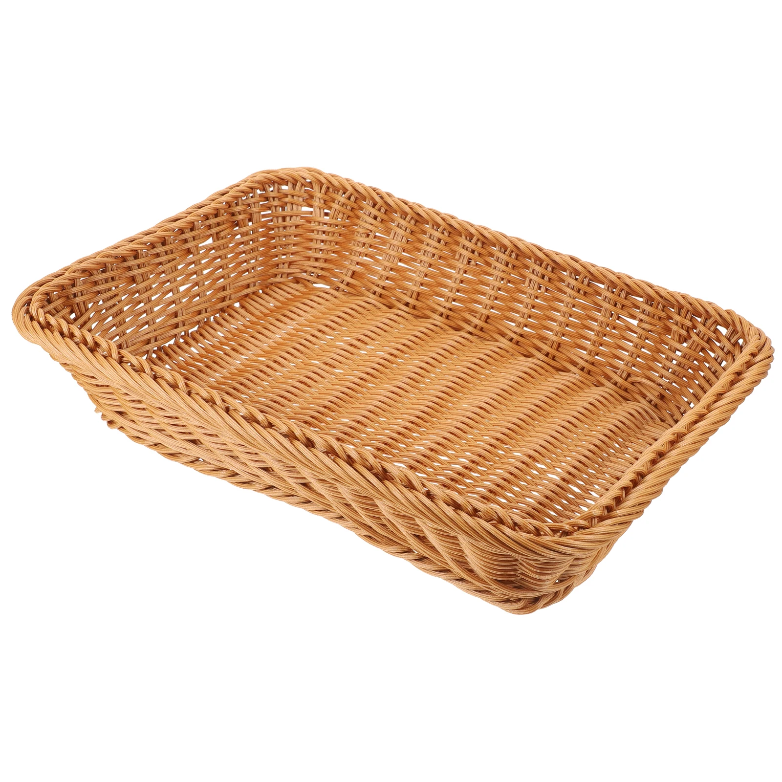 

Storage Tray Kitchen Basket Countertop Fruit Bread Desk Snack Holder Pp Display Farmhouse Baskets