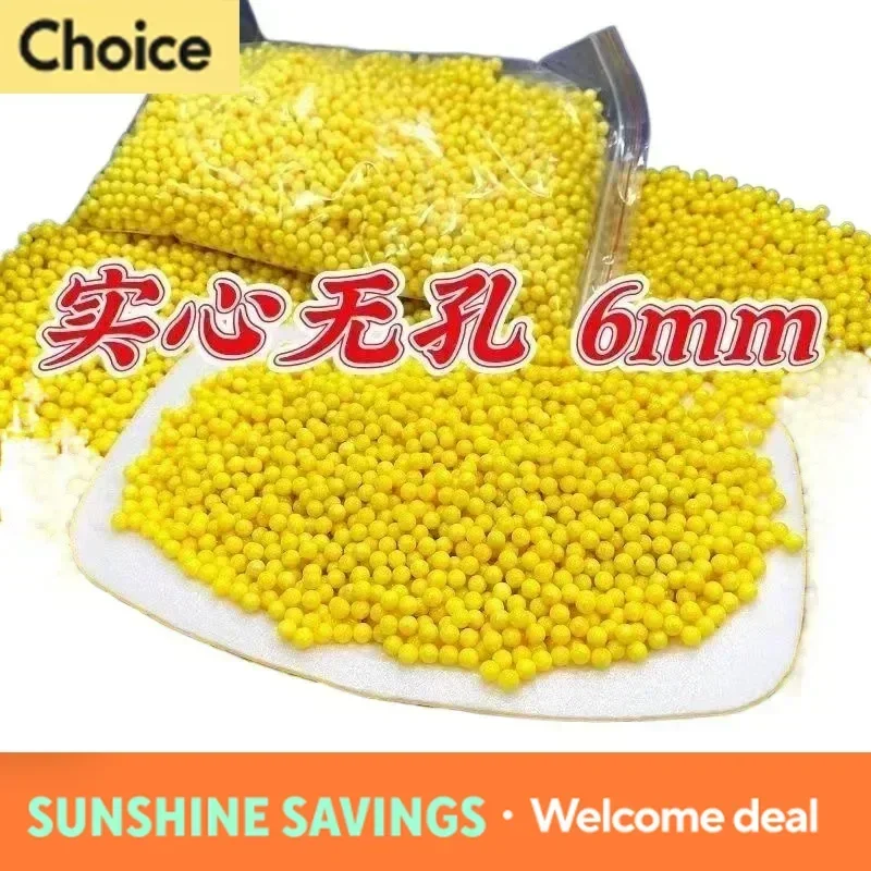 2028 For For 2000pcs Plastic Ball Toy Gun Bullet 6mm Children's Toy Plastic Bullet Super Hard Bullet Solid Bullet Yellow New