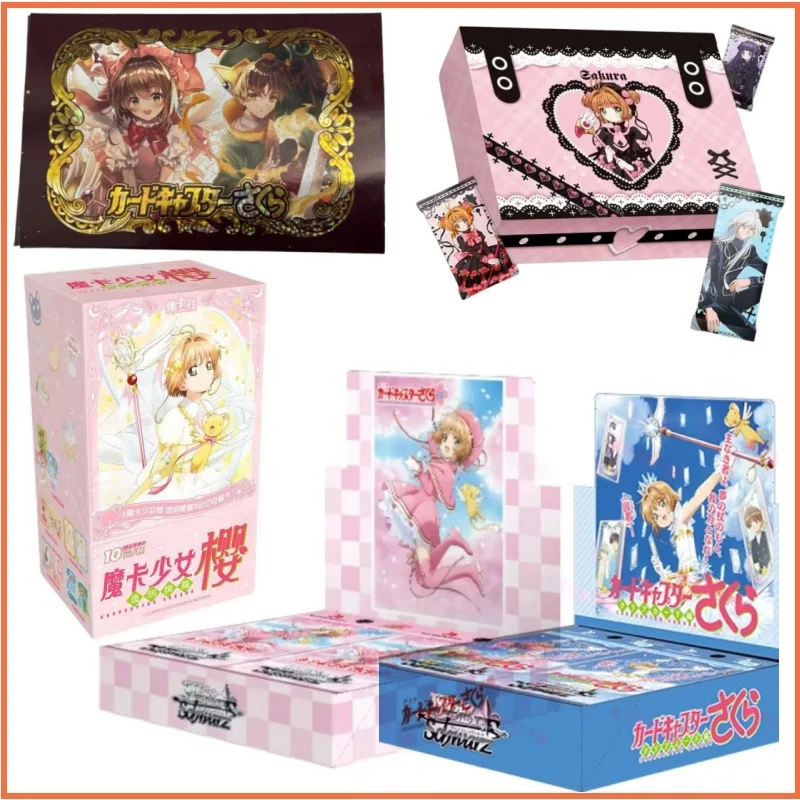 

Japanese Anime Cardcaptor Sakura Complete Collection Magic Card Girl Sakura Card Booster Box Luxury Choice Card