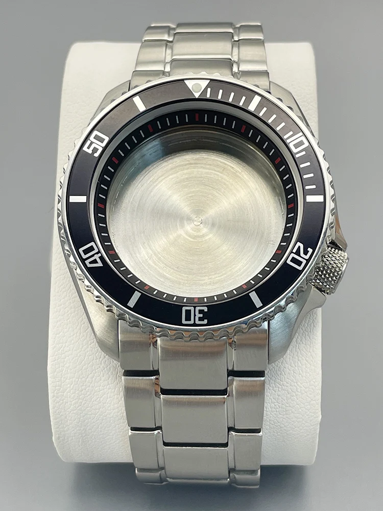 

Mod SKX007 Watch Case NH35 Case Flat Sapphire Glass Fits 7S26 4R NH35 NH36 Movement 28.5mm Dial SKX007 SRPD Watch Case and Band