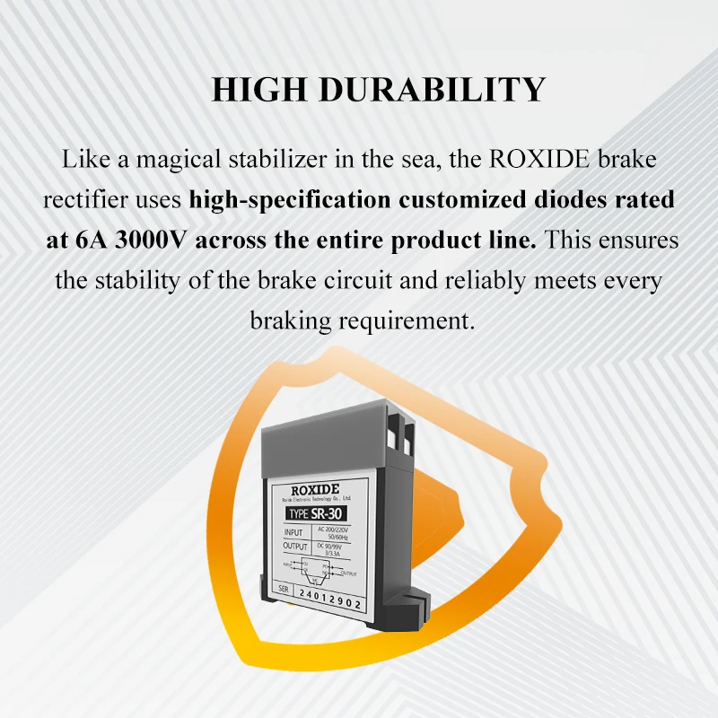 ROXIDE Rectifiers SR-60, SR-30, SR-304 Rectifier Modules & Brake DC Power Supplies sr-60, sr-30, sr-304