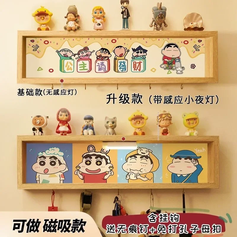 Crayon Shin chan decoration painting entrance key cartoon storage hook magnetic suction household door bedroom decoration