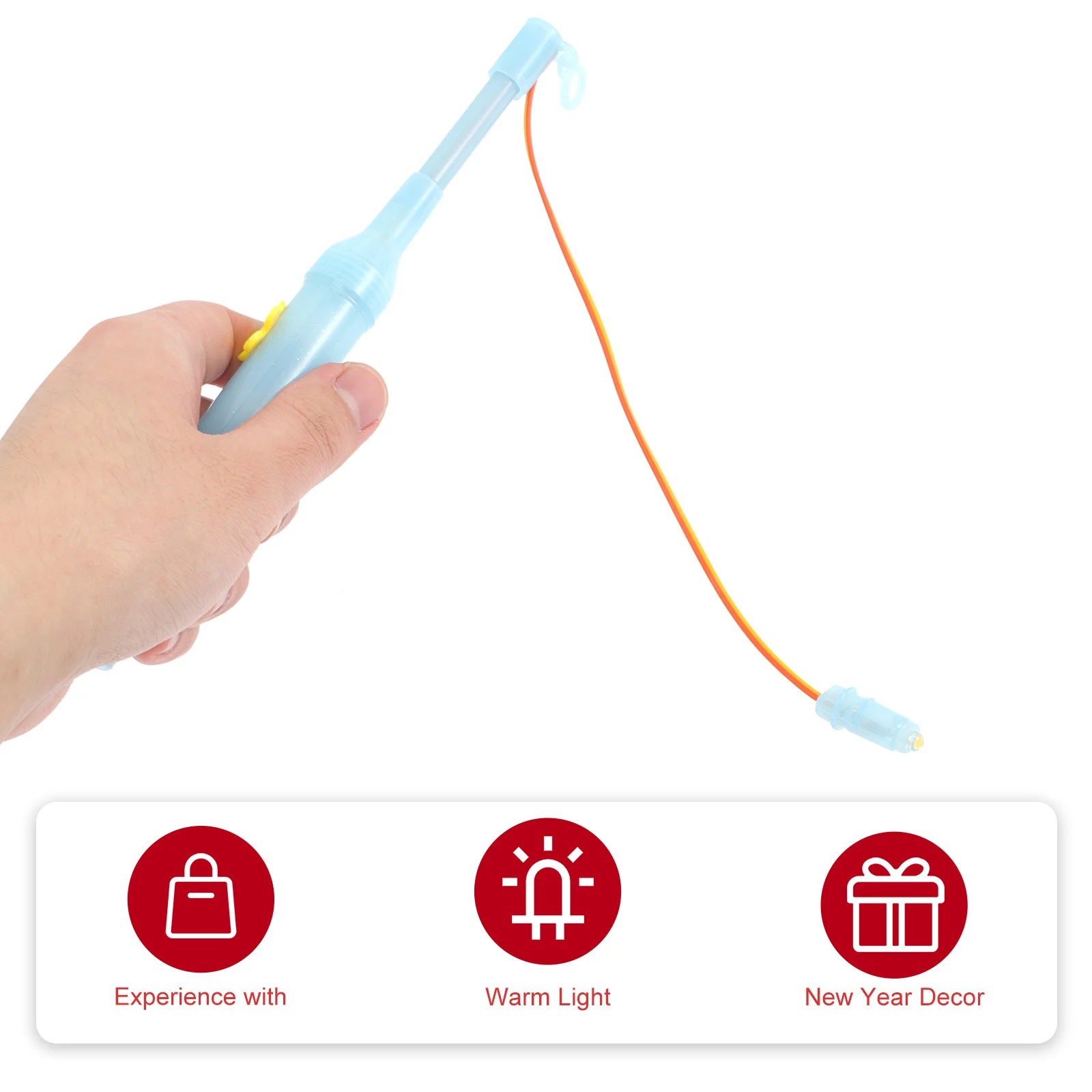 10 ชิ้น ไฟ LED รูปโคมไฟสำหรับเด็ก ไฟพกพาสว่างสดใส อุปกรณ์ประกอบฉากสำหรับงานวันเกิด การแสดงบนเวที โคมไฟกระดาษตกแต่ง