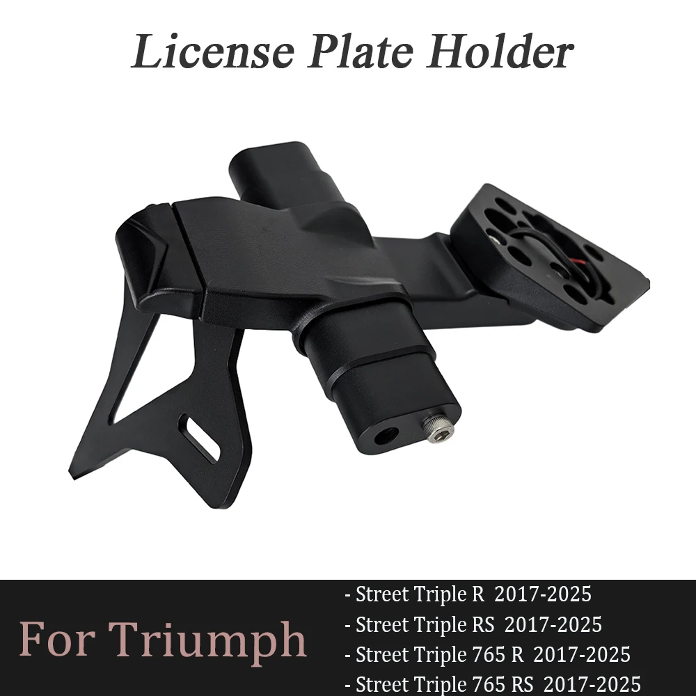 NEW For Street 765RS 765R 765 RS 765 R Motorcycle Rear Short Tail Stock Tidy License Plate Holder Tailstock Bracket Kit