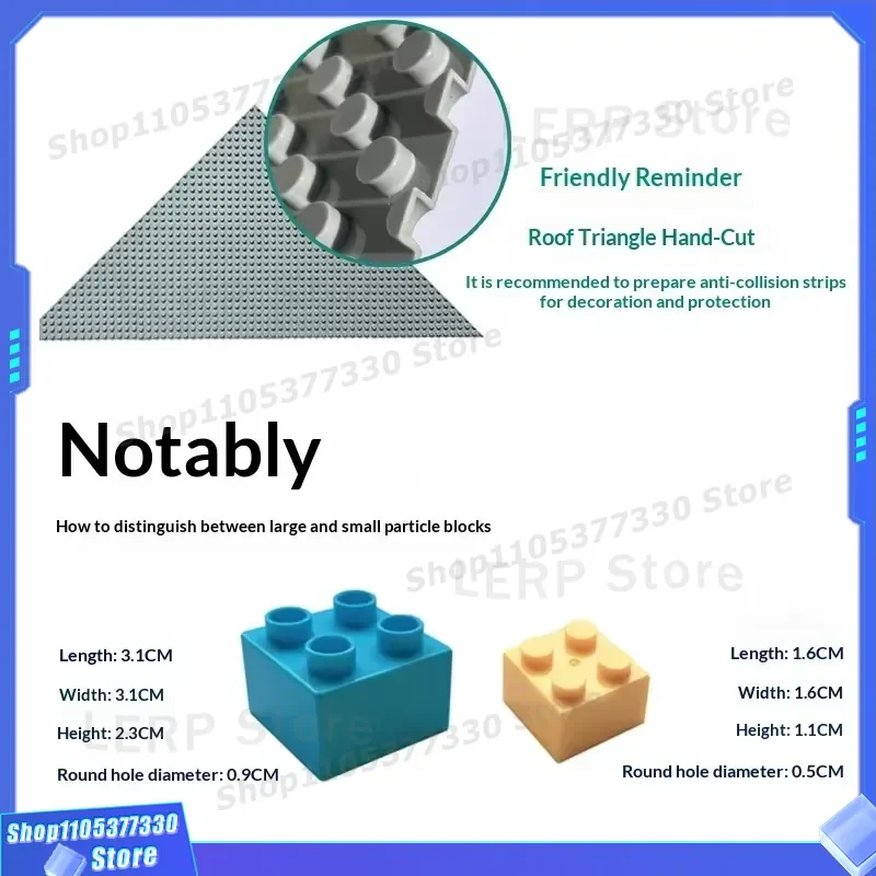 Large Particle Building Blocks Wall Mounted Toy For Kids DIY Puzzle Combination Floor Game Kindergarten Corridor Entrance