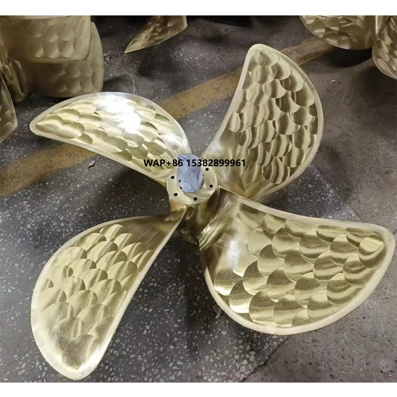 

2025 Marine Customized Diameter 500-8000mm Bronze CU1 CU3 Boat Propeller 4 Blades Bronze Ship Propeller for
