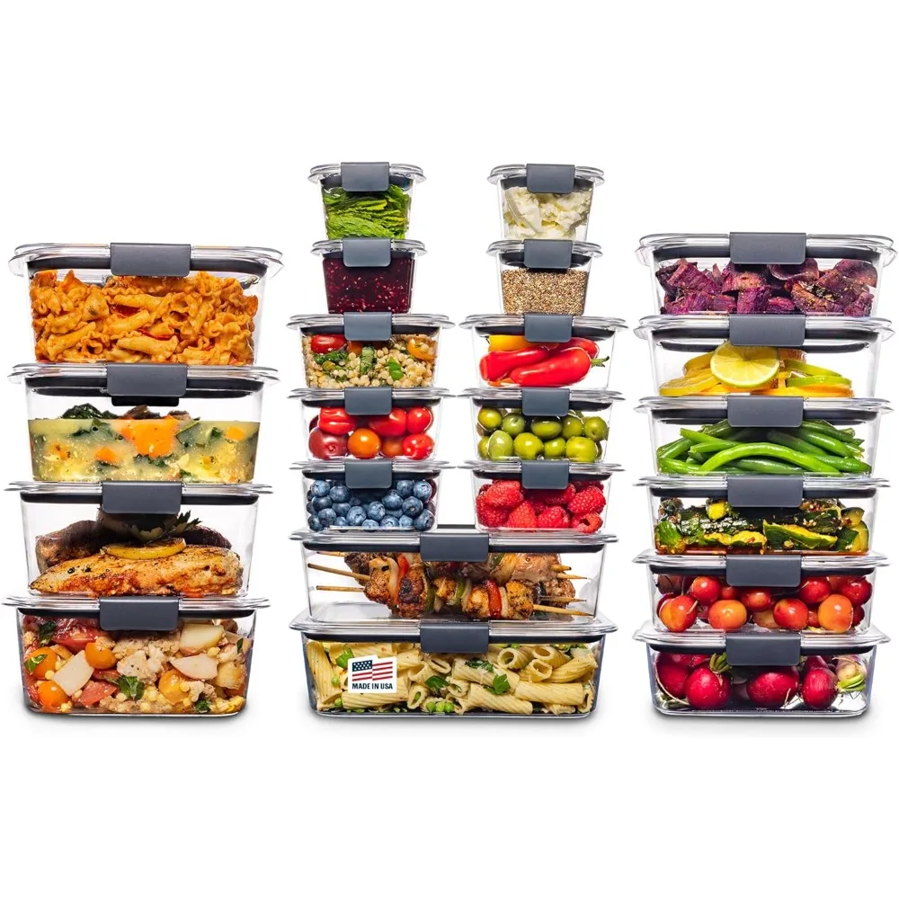 Rubbermaid Brilliance BPA-Free 44-Piece Food Storage Container Set