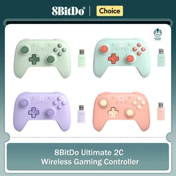 8BitDo New Ultimate 2C Wireless Gaming Controller for PC, Windows 10, 11, Steam Deck, Raspberry Pi, Android Gamepad Accessories