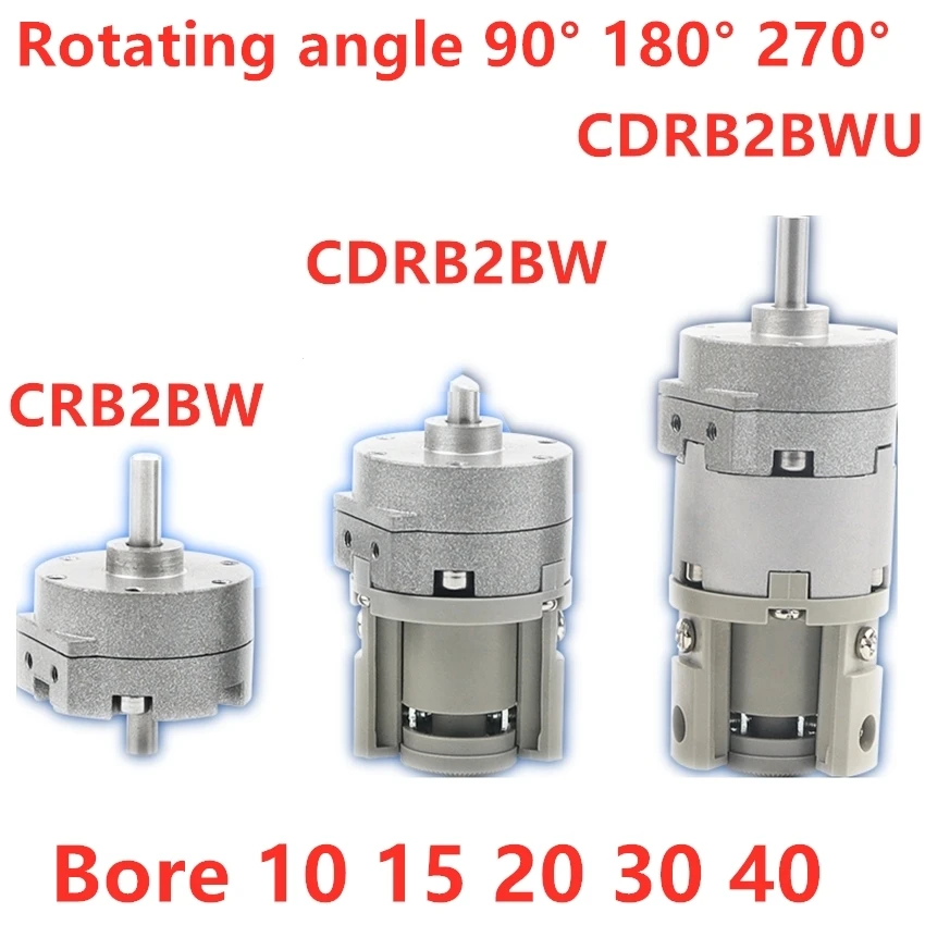 CRB2BW CDRB2BW Bore 10 15 20 30 40 Original CDRB2BWU CRB2BWU Rotating Angle 90 180 270 Single Vane CRB2BW10-90SZ CRB2BW15-180SZ