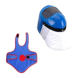 Fencing Uniform Suit for Kids Training Equipment Plastic Helmet Face Mask Vest Fencing Protection Gears Fencing Equipment